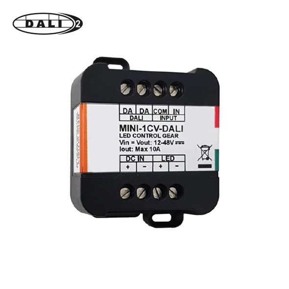 E.TRA.637 - Dimmer 24V 200W multifunzione DALI2, Push, 0/10V, 1/10V