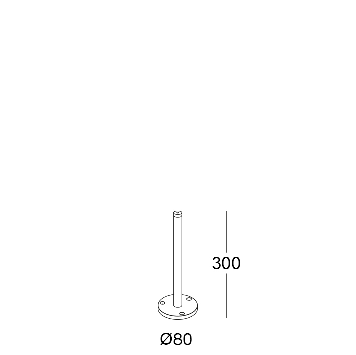 KIT.042.0300 - Pole for Bloom and Bloom Maxi