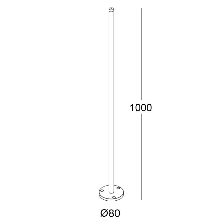 KIT.042.1000 - Pole for Bloom and Bloom Maxi